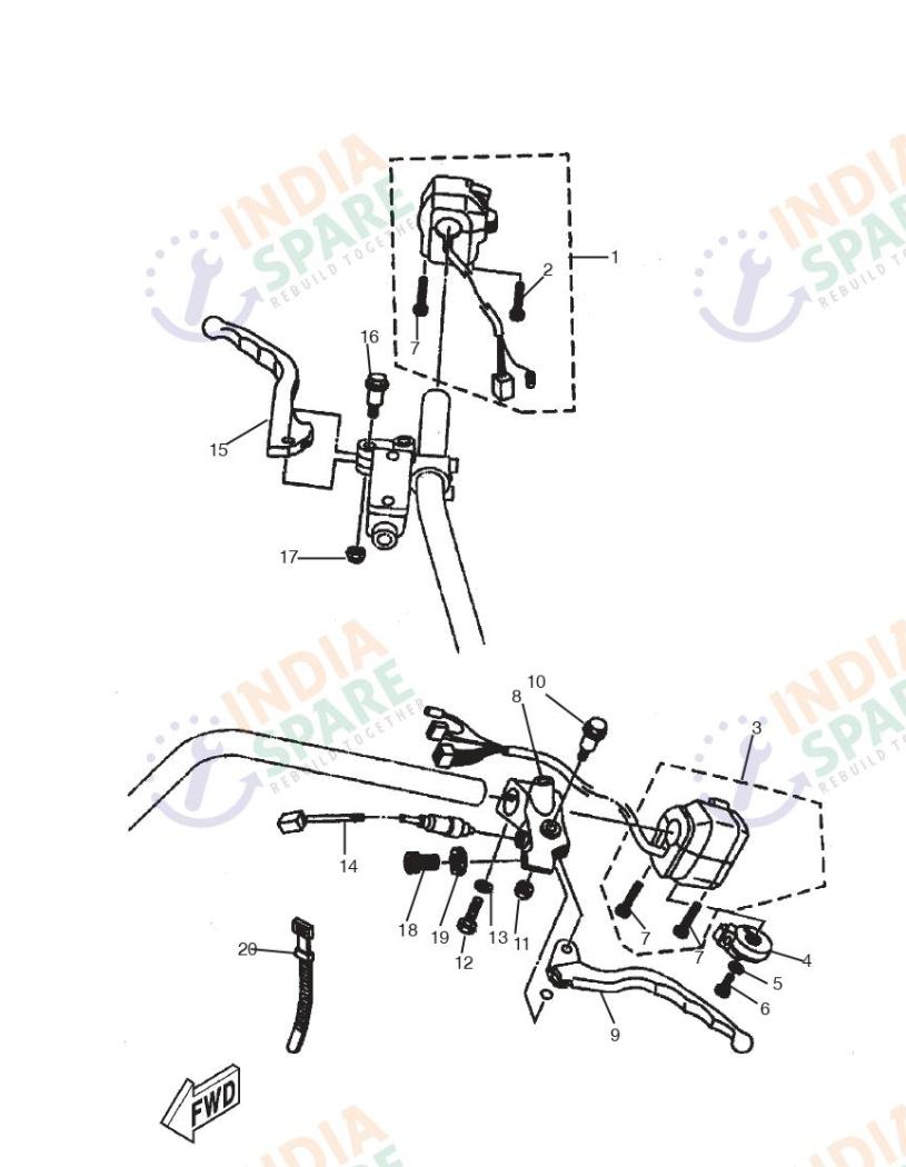 HANDLE SWITCH LEVER